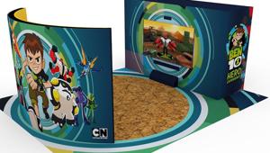 Ben 10 torna su Cartoon Network. Guerriglia e installazioni con tecnologia Kinetic per promuovere la serie. Firma Xister Reply