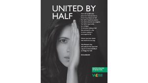 United Colors of Benetton lancia dall' India #UnitedByHalf, campagna globale per la parità di genere