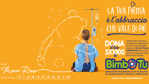 Life firma la campagna per il 5x1000 a sostegno dell’associazione Bimbo Tu