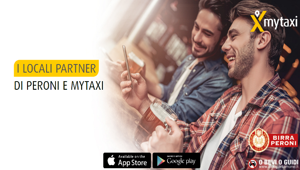 'O bevi, o guidi', l'invito di Birra Peroni e mytaxi