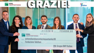 “Insieme proteggiamo il futuro” è il progetto a favore di Telethon con cui BNL, BNP Paribas Cardif e Cargeas Assicurazioni sostengno la ricerca scientifica