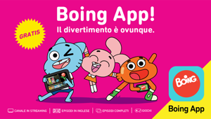 Boing lancia la sua app e supera un milione di download. A supporto una ricca campagna di comunicazione multimediale