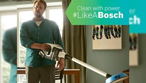 Bosch con TBWA\Italia torna in comunicazione con #likeabosch, onair su video/CTV, social e spotify, per promuovere la gamma di scope elettriche senza filo Unlimited