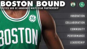 GE collabora con i campioni NBA dei Boston Celtics: è la prima sponsorizzazione nella storia del team