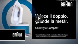 Braun torna on air e sceglie Jam per la creatività del nuovo spot dedicato al sistema stirante CareStyle Compact
