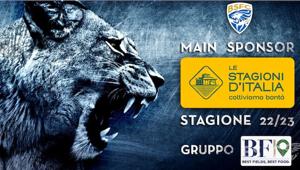 Brescia Calcio, Stagioni d'Italia si aggiunge agli altri main sponsor BSFC
