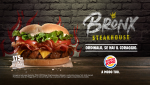 Leagas Delaney e Burger King Italia portano in tavola il Bronx