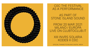 Dopo la visionaria edizione di Torino l'evento digitale C0C ‘The Festival As A Performance’ arriva a Milano