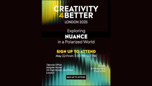 Creativity4Better debutta a Londra. Il 22 maggio l'anteprima dell'edizione italiana dell'evento organizzato da IAA Italy e UK che celebra la creatività come chiave di innovazione e progresso. il 2 ottobre la tappa a Milano
