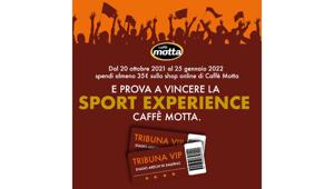 Caffè Motta "ti regala la serie A" con il nuovo concorso a premi valido dal 20 ottobre 2021 al 25 gennaio 2022