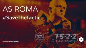 Caffeina affianca l’AS.Roma contro la violenza sulle donne con una nuova tattica di gioco ' 1-5-2-2'