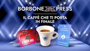 Digitouch Marketing firma “Borbone Xpress – il caffè che ti porta in finale”, il contest omnicanale di Borbone Caffè in partnership con X Factor 2025
