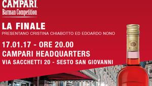 Campari Barman Competition: la finale va in scena il 17 gennaio con un live talent show