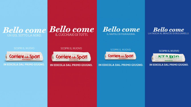 Campagna nuovo Corriere dello Sport
