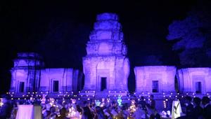 H&A Europe firma per R-M un evento al tempio Prasat Kravan in Cambogia