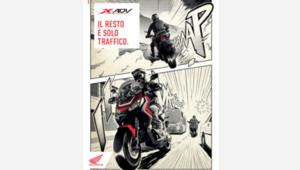 Honda X-ADV protagonista di un fumetto nella campagna firmata Grey