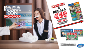 Hasbro e TLC Worldwilde lanciano la nuova campagna "Paga con Monopoly"