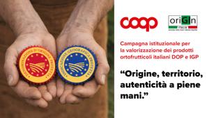 Origin Italia e Coop Italia lanciano la campagna per la valorizzazione dei prodotti ortofrutticoli italiani DOP IGP. Il comparto nel 2024 ha raggiunto un valore alla produzione di 392 milioni di euro (+6,0%)