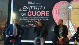 Bayer lancia la campagna 'Il battito del cuore' con Luca Carboni e FCB Milan