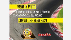 Le sette vetture finaliste del premio The Car of the Year saranno esposte e in prova con un casting di appassionati in pista a Lainate, a Courmayeur e a Cortina d’Ampezzo