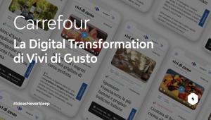 Carrefour affida a Caffeina il rilancio di Vivi di Gusto da magazine cartaceo a magazine digitale, per una una nuova identità visiva e nuovi contenuti user centered