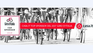 Casa.it è Top Sponsor del 101° Giro d’Italia e lancia il nuovo posizionamento con una campagna integrata firmata Robilant&Associati