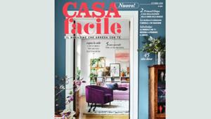 E' in edicola il nuovo CasaFacile.  Nuovo look, +25% di pagine e circolarità dei contenuti su carta, web e social network. Al via campagna integrata