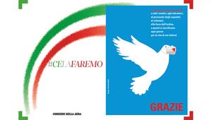 Corriere della Sera regala "Il nostro Tricolore", un'opera firmata da Ugo Nespolo e Armando Milani. A supporto una campagna realizzata con Unicredit e Hi! Comunicazione