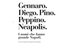 Nuovo Naming e nuova Adv per il Centro Commerciale Neapolis a cura di Canali&C