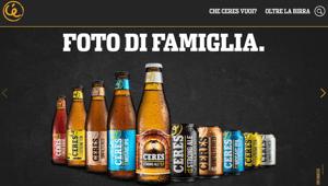 Ceres va online con il nuovo sito web firmato Arc Leo Burnett e BCube