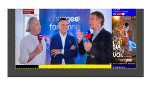 Changee agli Internazionali BNL d’Italia a Roma Changee agli Internazionali BNL d’Italia a Roma