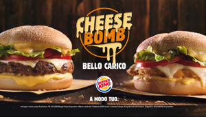 Arriva il nuovo Cheese Bomb di Burger King, lo annuncia la campagna di Leagas Delaney