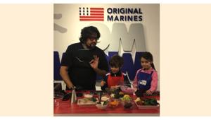Alessandro Borghese guest star dello stand Original Marines a Pitti Immagine Bimbo con il suo ‘Original Live Cooking’