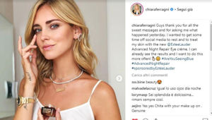 OMD e Fuse spengono il profilo Instagram di Chiara Ferragni per il lancio del nuovo contorno occhi di Estée Lauder