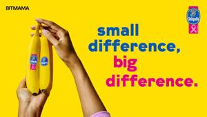Bitmama Reply firma la nuova campagna global Pink Sticker Chiquita. Pianificazione online per il concept “Small difference, big difference”