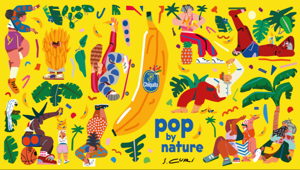 Chiquita presenta ‘Pop by Nature 2.0’, la seconda edizione della campagna realizzata grazie alla collaborazione con l’artista Sebastian Curi