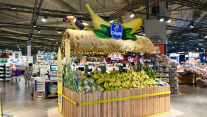 Chiquita debutta nei supermercati Carrefour con il "Chiringuito", un'area permanente dedicata alla frutta esotica