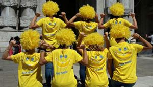 Le banane Chiquita protagoniste a Milano e Roma per la campagna 'Just Smile'
