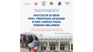 Comunità ebraica e City Angels insieme per gli Afghani: domenica 19 settembre raccolta beni per i profughi e per i senzatetto al Memoriale della Shoah a Milano.