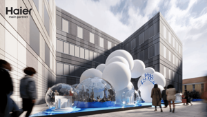 Haier è main partner di "Solferino 28" ed espone una doppia installazione, immersiva e di prodotto