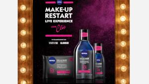 Struccarsi diventa una live experience con #MakeUpRestart di Wunderman Thompson per NIVEA MicellAIR Professional con protagonista  ClioMakeUp