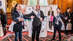 'Vincerò!': il flash mob dei tre tenori saluta il ritorno del Gruppo CNP al Leadership Forum con CNP Partners