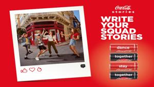 Publicis Italia e Publicis Romania hanno creato Coca-Cola Stories mixando più di 400 lattine e bottiglie uniche. A supporto Adv on air in 25 Paesi