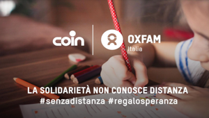 Coin e Oxfam Italia uniscono le forze e danno vita a una maratona solidale su Instagram per la raccolta fondi a favore dei più bisognosi