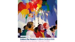 L’Olimpiade Culturale di Milano Cortina 2026 ospita "Colors for Peace" a The Social Hub tra arte e valori olimpici