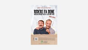 Con Comieco, Giovanni Storti e Giacomo Poretti  “Ridere fa bene. Riciclare carta e cartone pure”. Firma Different