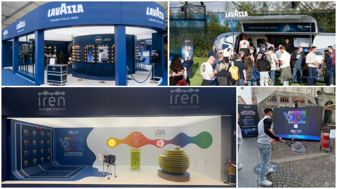 Louder affianca Lavazza e Iren luce gas e servizi, partner delle Nitto ATP Finals, con attivazioni immersive nel Fan Village e in città