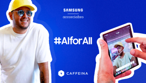 Samsung Electronics Italia e Caffeina scelgono Accorciabro per spiegare l’AI nella nuova campagna all’interno del progetto #AIforAll