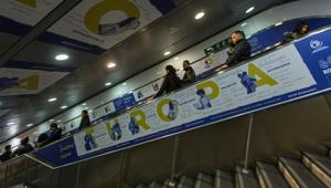 A Termini una station domination realizzata da IGP Decaux celebra i 60 anni dei Trattati di Roma