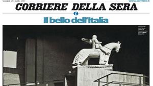  Il viaggio del Corriere della Sera 'Il Bello dell'Italia' fa tappa a Verona. Per l'occasione in edicola con il quotidiano in omaggio il dorso 'Verona cavalca il futuro'